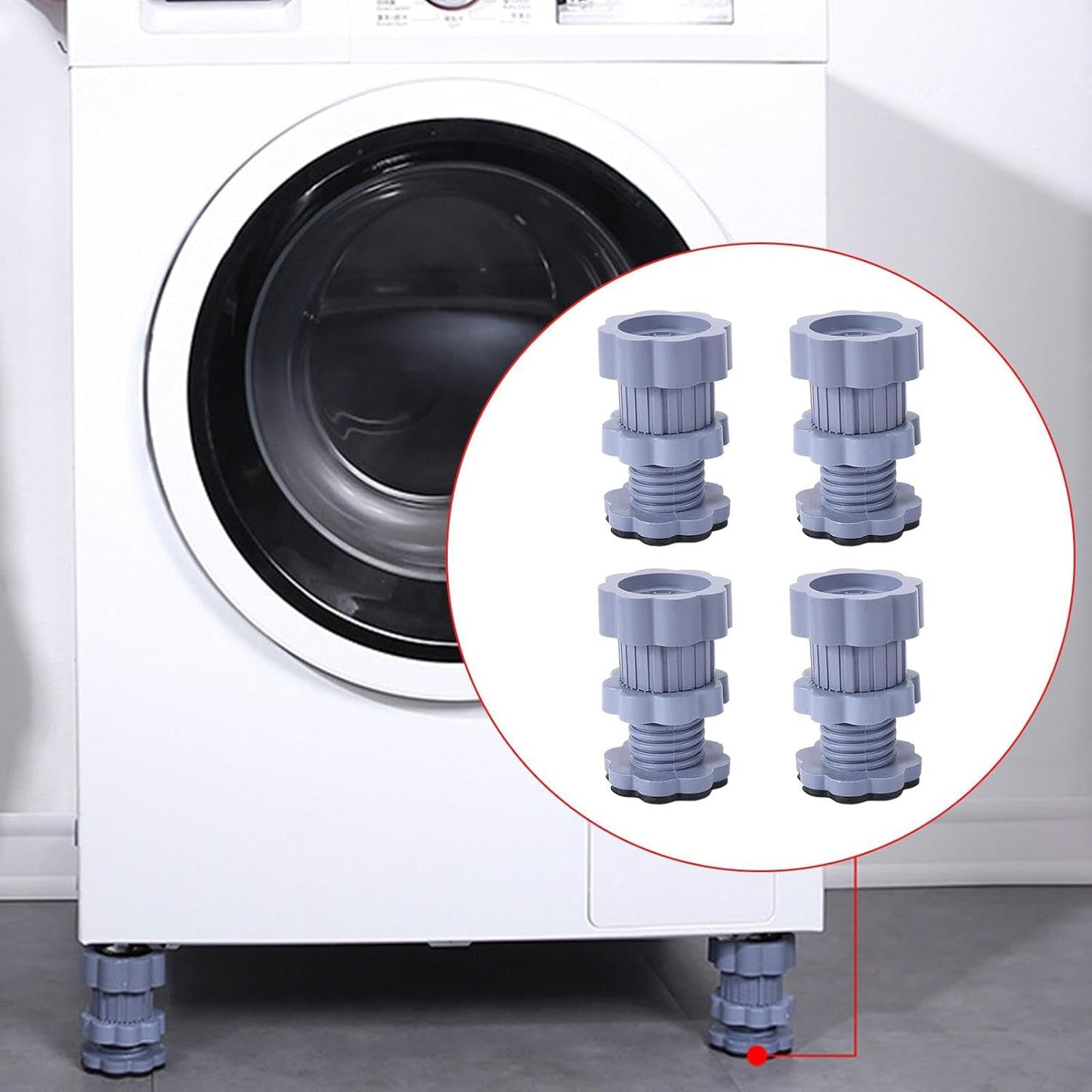 Washing machine support ( 4 Pc Set )