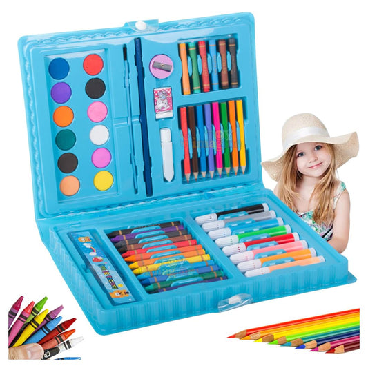 Color Set for Kids Drawing Doodle Sketch Crayon Painting Water Paint Art Colour Kit Toys Birthday Return Christmas Gift Boys Girls Age : 3 5 Years Old Stationery(Color Set 68)