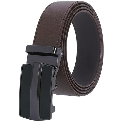 Labnoft Men's Auto Lock PU Leather Belt