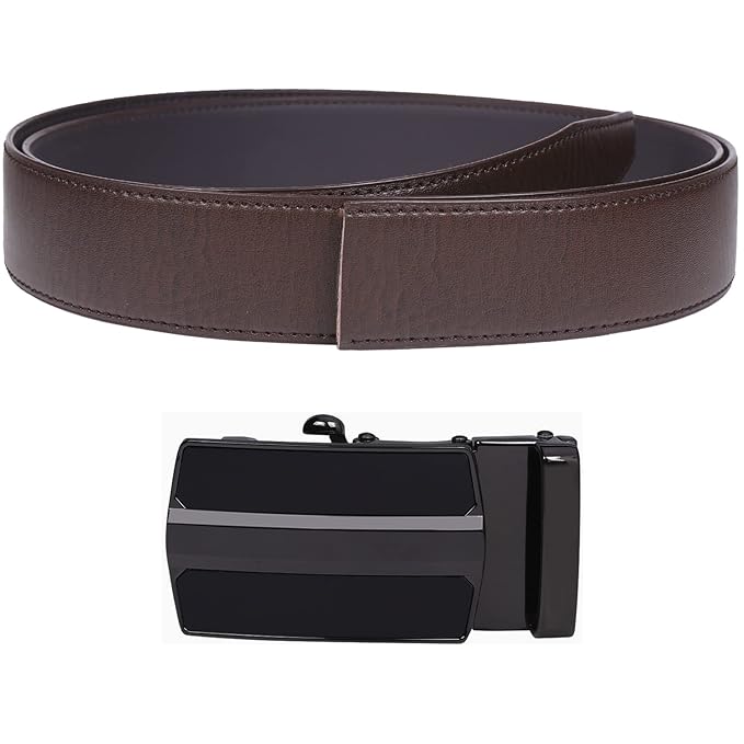 Labnoft Men's Auto Lock PU Leather Belt