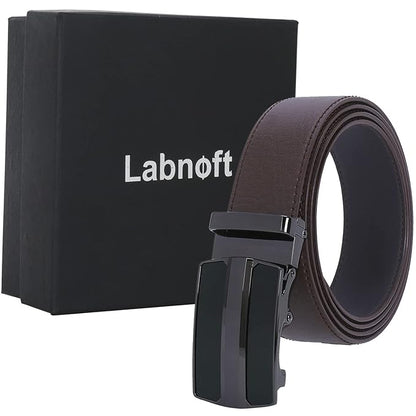 Labnoft Men's Auto Lock PU Leather Belt