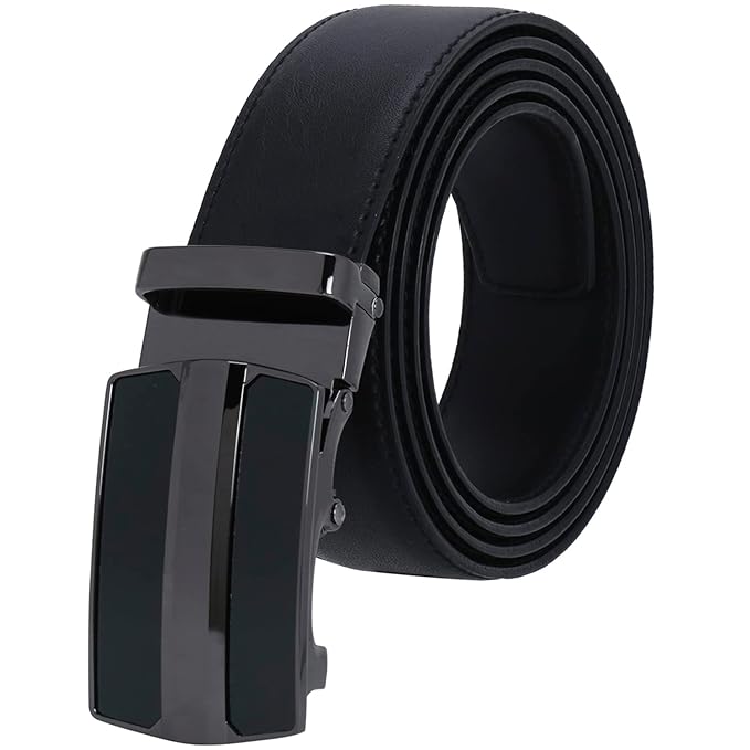 Labnoft Men's Auto Lock PU Leather Belt