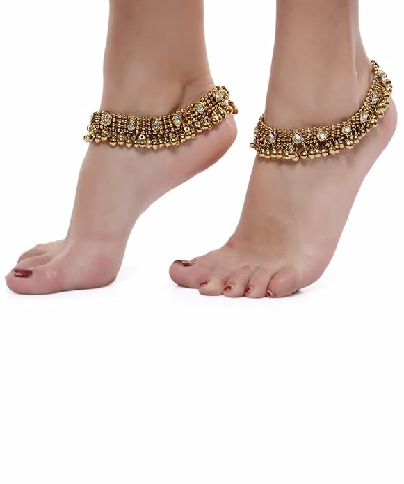 Gold Plated Anklets for Women