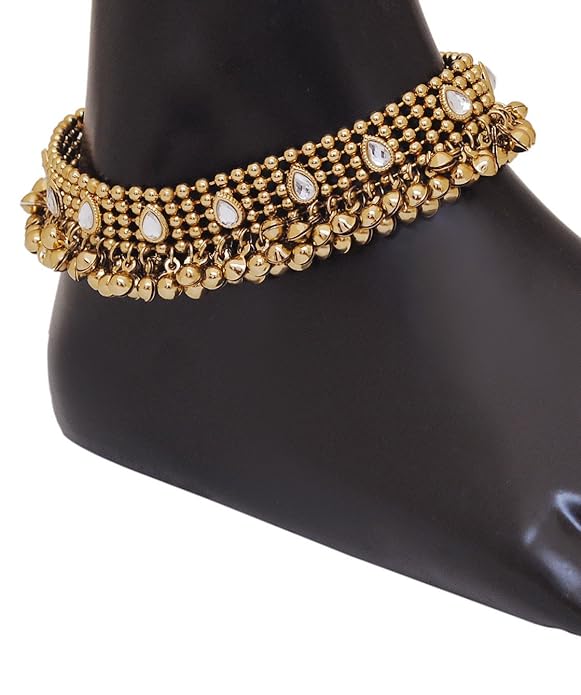 Gold Plated Anklets for Women