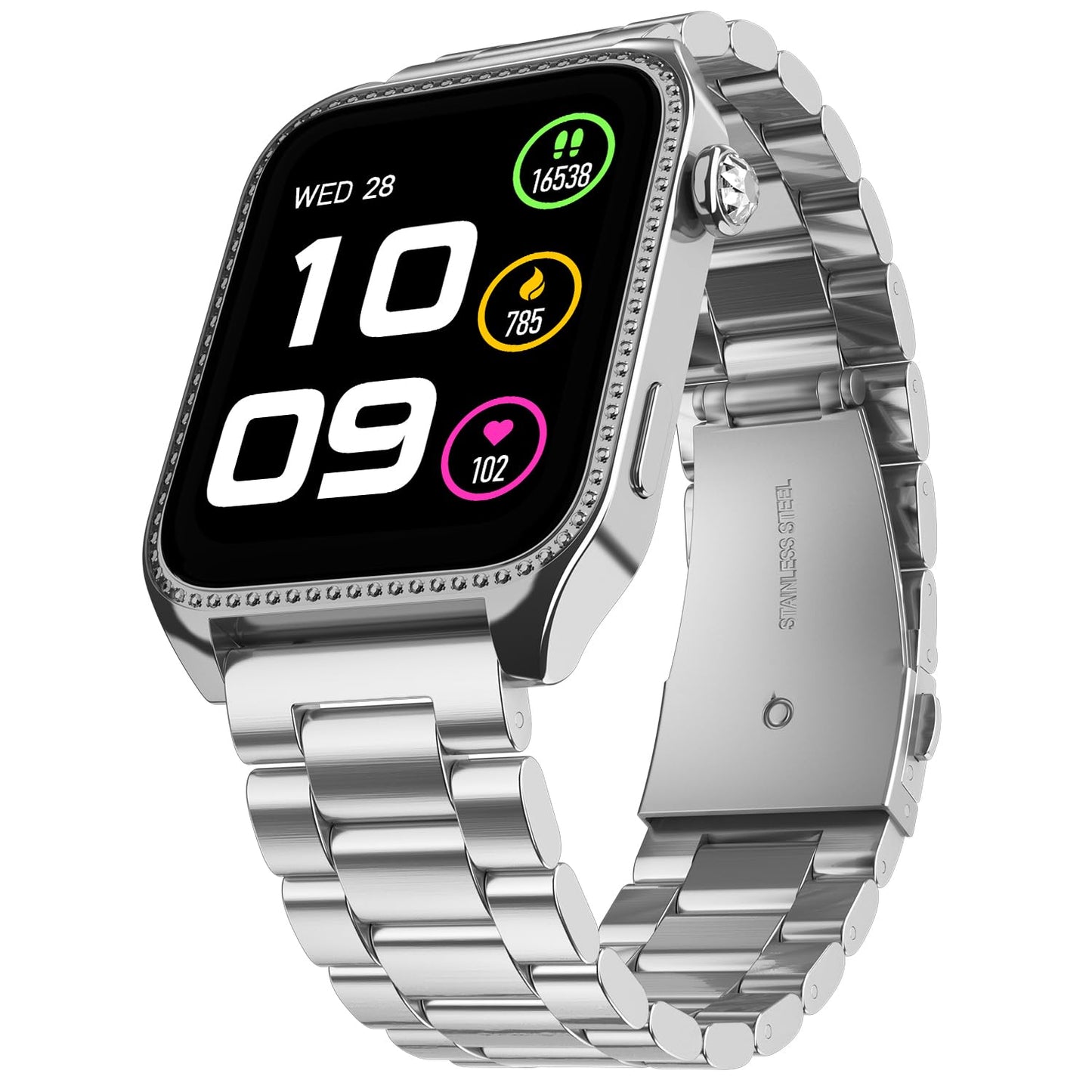 Fire-Boltt Jewel, Luxury Stainless Steel Smart Watch