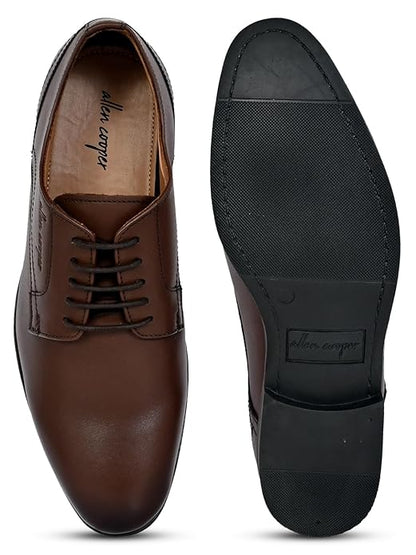 Allen Cooper Leather Formal Shoes for Men