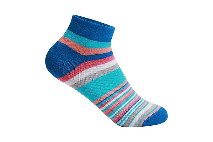 Stylish Striped Design with Extra Softness, Anti Odour & Anti Bacterial - Free Size, Multicolor