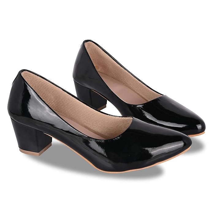 Casual Block Heel Office Wear Bellies for women