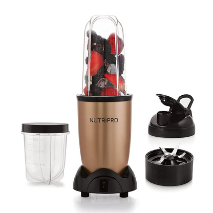 NutriPro Juicer Mixer Grinder - Smoothie Maker - 500 Watts (2 Jar, Silver) - 2 Year Warranty