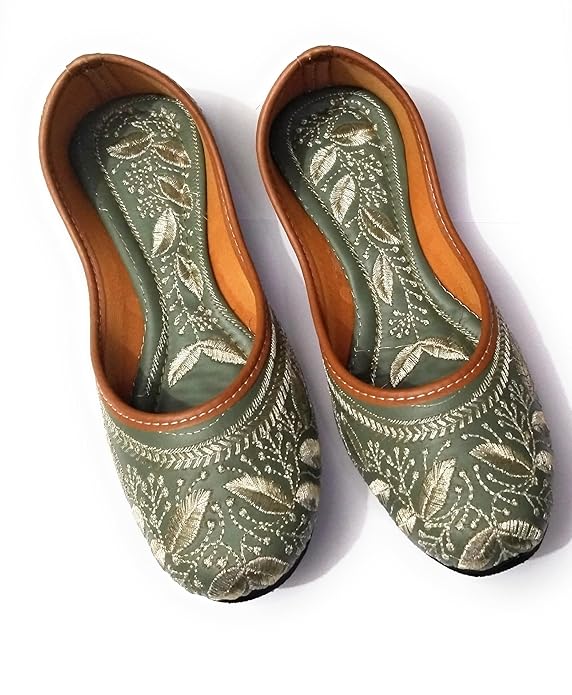 Women's Mojari Traditional Punjabi Jutti Ethnic Shoes