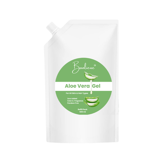 Banlieue Aloe Vera Gel Refill Pack | Pure & Natural Skincare Solution for All Skin type