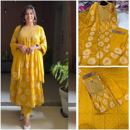 Pure RAYON cotton Kurti set