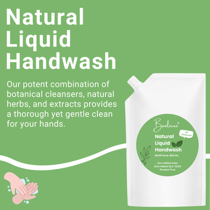 Banlieue Natural Liquid Handwash Organic & Herbal,Non Toxic, Natural, Organic