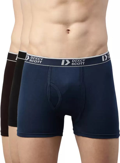 Pack of 3 Solid Men Trunk