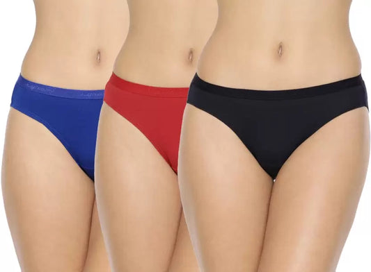 Pack of 3 Women Bikini Multicolor Panty