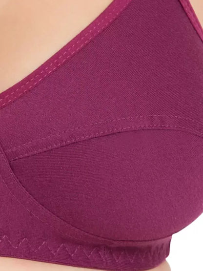 Pack of 6 Women Everyday Non Padded Bra  (Black, Maroon, White, Beige, Pink, Pink)