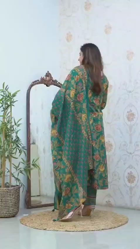 Featuring beautiful embroidery with suqes Heavy Suit