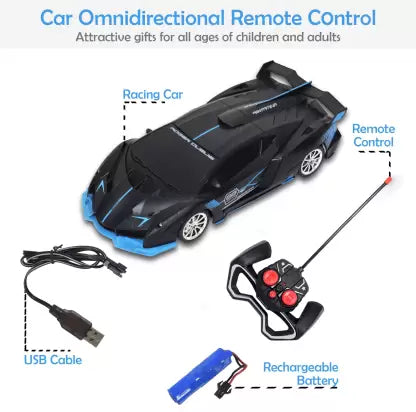 WISHKEY Remote Control Super High Speed Racing Car With Stylish Looks & Modern Design,RC Vehicle Toy For Kids