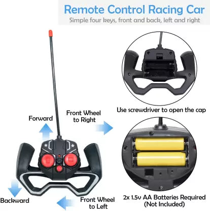 WISHKEY Remote Control Super High Speed Racing Car With Stylish Looks & Modern Design,RC Vehicle Toy For Kids